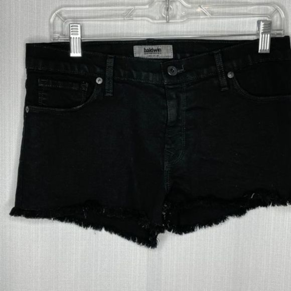 Baldwin The Hannah Cut Off Black Shorts‎